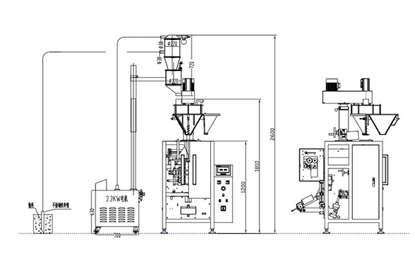 粉剂立式上料生产线(图1)